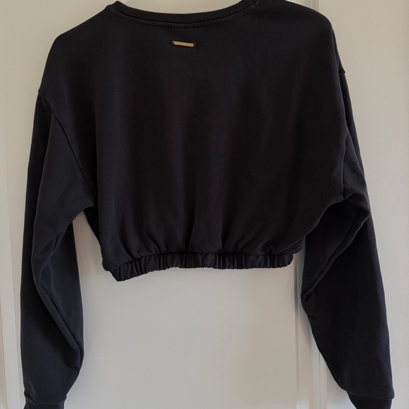 Gymshark x Whitney Simmons Cropped Pullover - Black - Picture 2 of 4